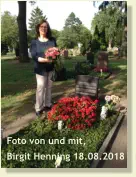 Foto von und mit, Birgit Henning 18.08.2018
