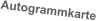 Autogrammkarte