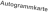 Autogrammkarte